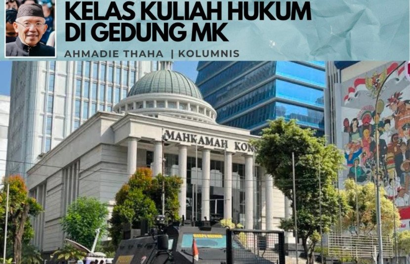 Foto: ilustrasi Catatan Cak AT: Kelas Kuliah Hukum di Gedung MK. (Foto: Dok RUZKA INDONESIA)