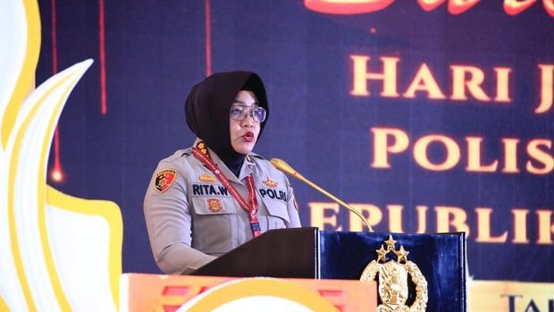 Ketua Panitia Sarasehan HUT ke-76 Polwan RI, Kombes Rita Wulandari Wibowo.